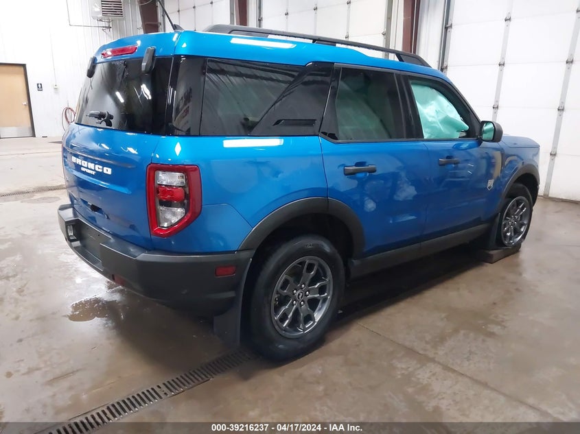 2022 Ford Bronco Sport Big Bend VIN: 3FMCR9B68NRD85609 Lot: 39216237