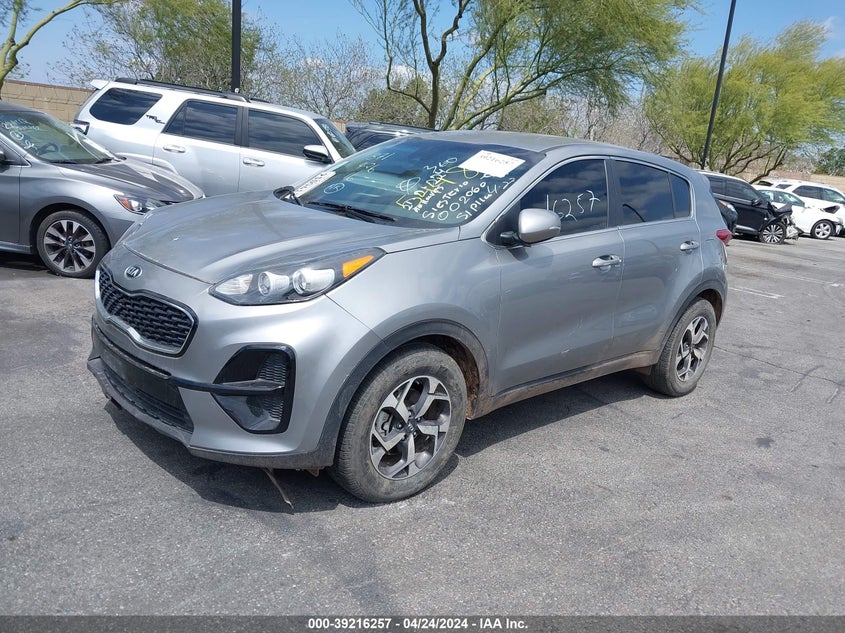 VIN KNDPM3AC1M7915448 2021 KIA SPORTAGE LX