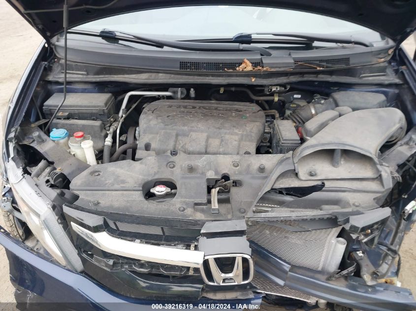 2016 Honda Odyssey Ex-L VIN: 5FNRL5H62GB001666 Lot: 39216319