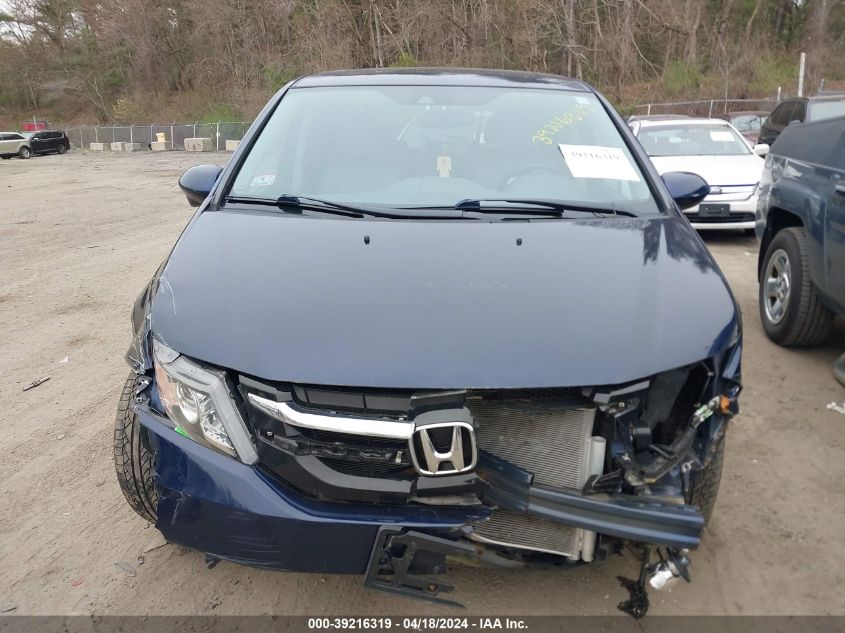 2016 Honda Odyssey Ex-L VIN: 5FNRL5H62GB001666 Lot: 39216319