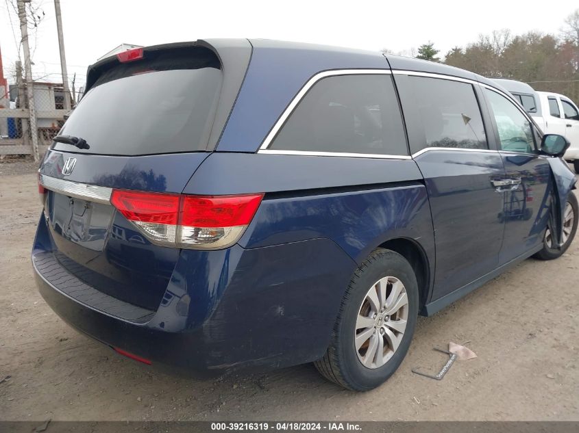 2016 Honda Odyssey Ex-L VIN: 5FNRL5H62GB001666 Lot: 39216319