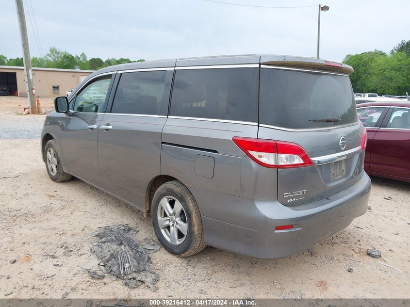 2015 Nissan Quest Platinum/S/Sl/Sv VIN: JN8AE2KP3F9128298 Lot: 39216412