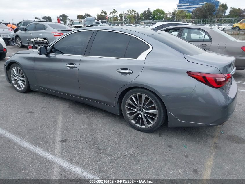 2018 Infiniti Q50 3.0T Luxe VIN: JN1EV7AP2JM350626 Lot: 39216432