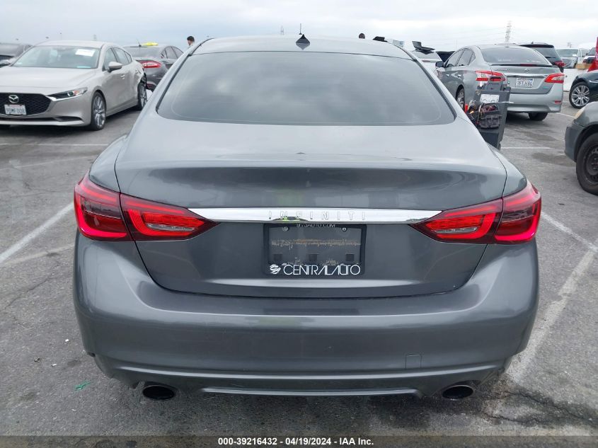 2018 Infiniti Q50 3.0T Luxe VIN: JN1EV7AP2JM350626 Lot: 39216432