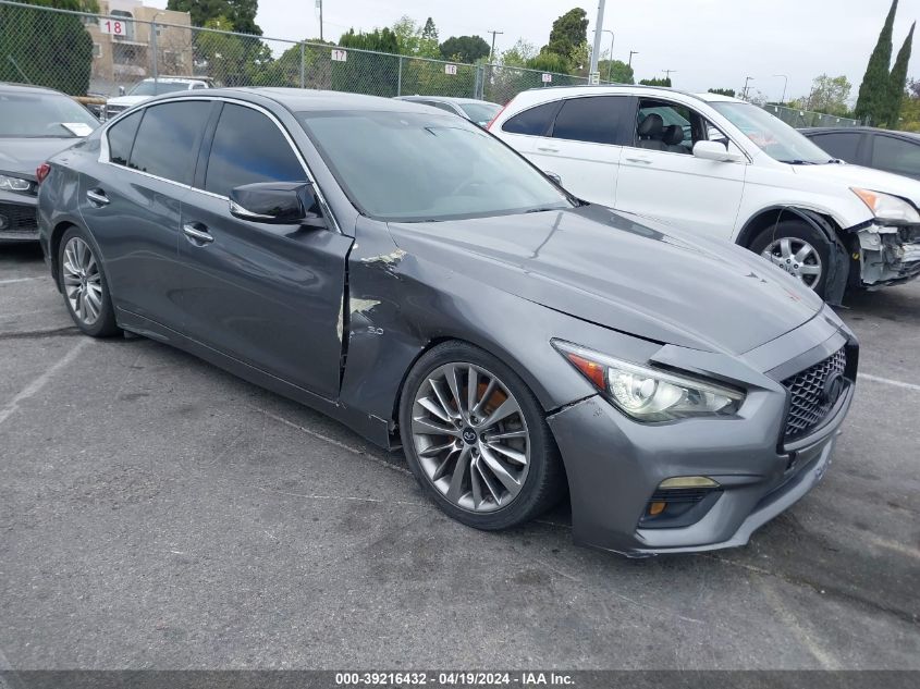 2018 Infiniti Q50 3.0T Luxe VIN: JN1EV7AP2JM350626 Lot: 39216432