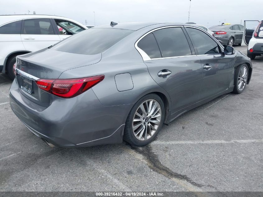 2018 Infiniti Q50 3.0T Luxe VIN: JN1EV7AP2JM350626 Lot: 39216432