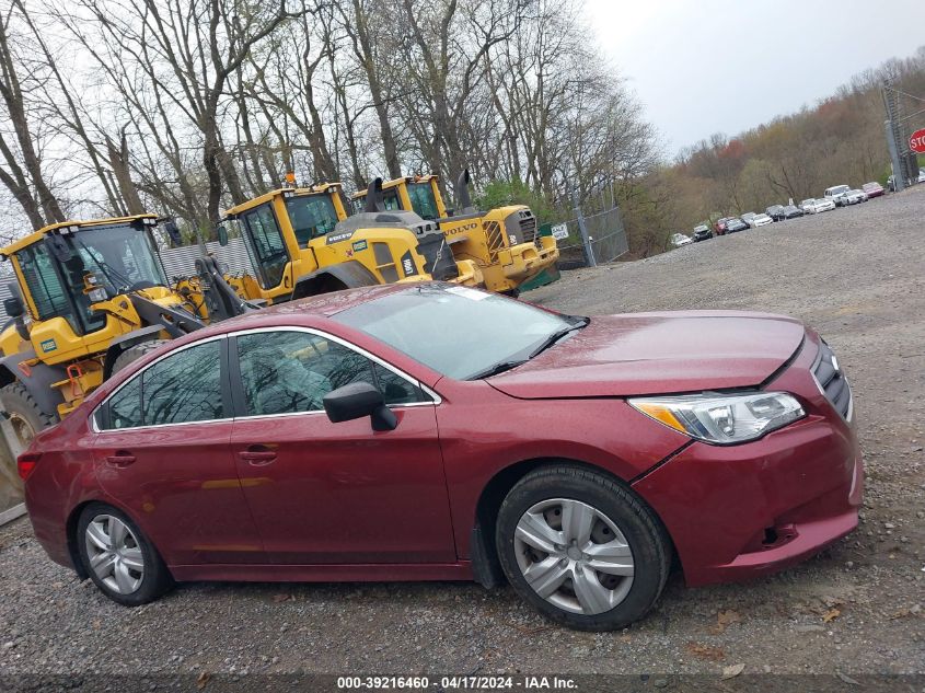 2015 Subaru Legacy 2.5I VIN: 4S3BNAA62F3003220 Lot: 39216460