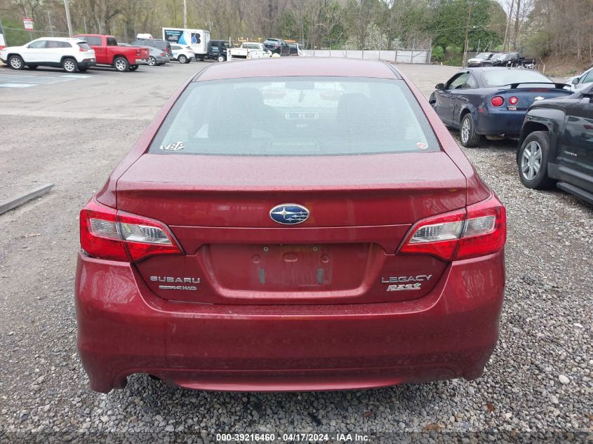 2015 Subaru Legacy 2.5I VIN: 4S3BNAA62F3003220 Lot: 39216460