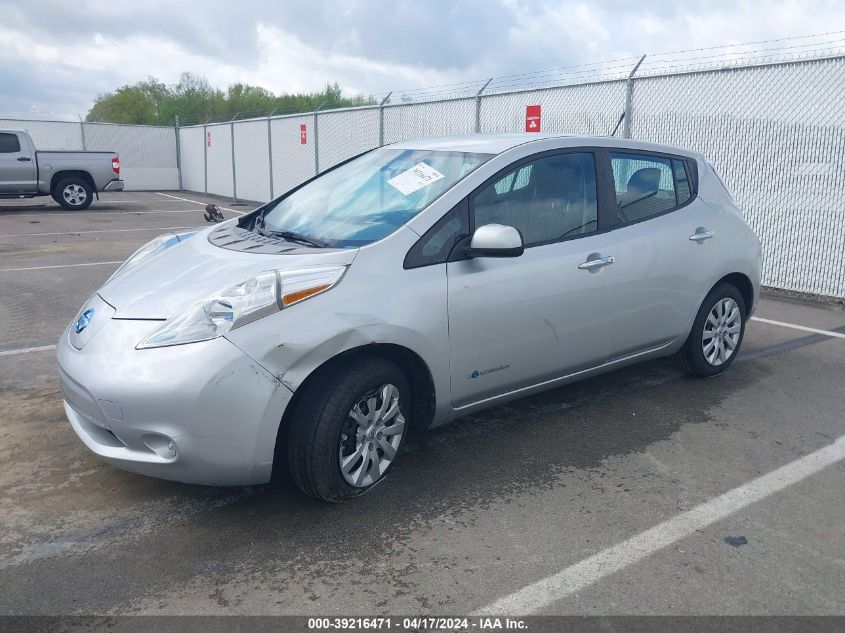 2013 Nissan Leaf S VIN: 1N4AZ0CP0DC411251 Lot: 39216471