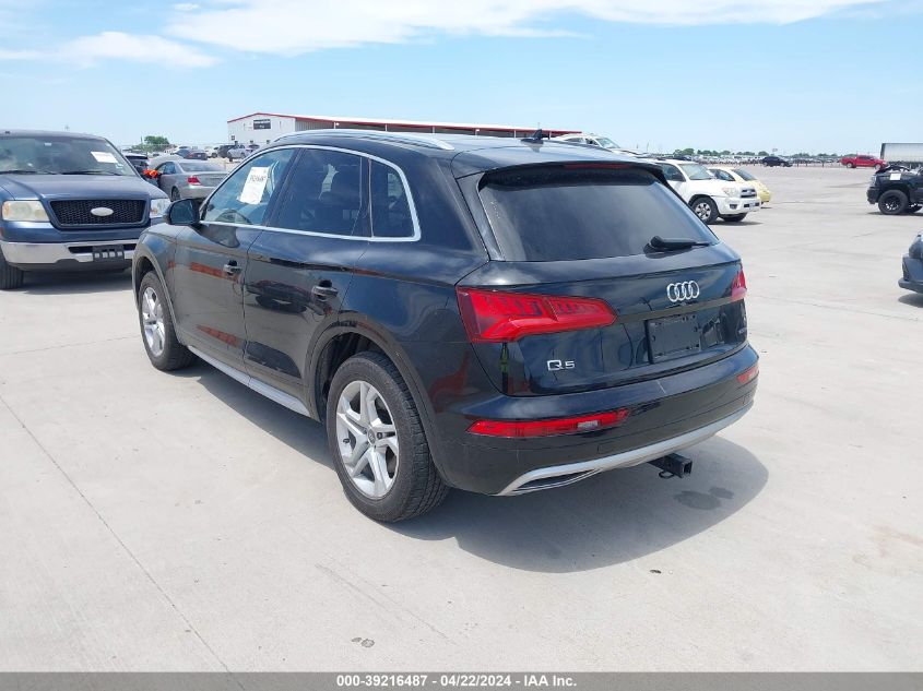 2019 Audi Q5 45 Premium VIN: WA1ANAFY4K2037661 Lot: 39216487