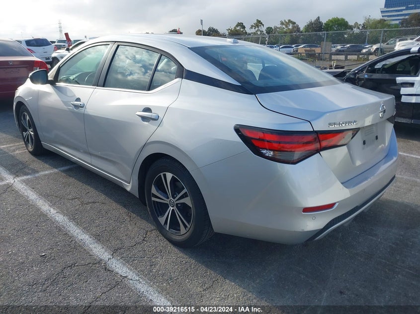 VIN 3N1AB8CV1MY239463 2021 NISSAN SENTRA SV XTRONIC CVT