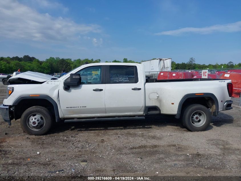 2023 GMC Sierra 3500Hd 4Wd Long Bed Pro VIN: 1GT49SEY1PF212835 Lot: 39216609