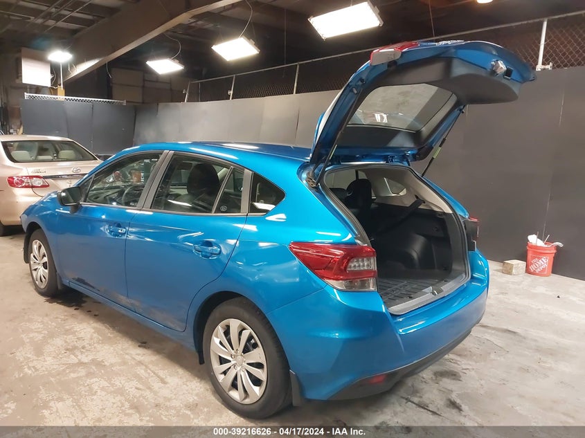 VIN 4S3GTAB66N3713861 2022 SUBARU IMPREZA BASE 5-DOOR