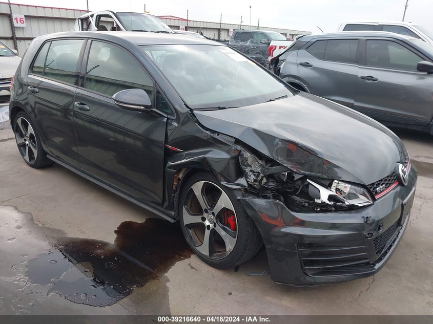 2016 VOLKSWAGEN GOLF GTI S 4-DOOR - 3VW4T7AU4GM055641