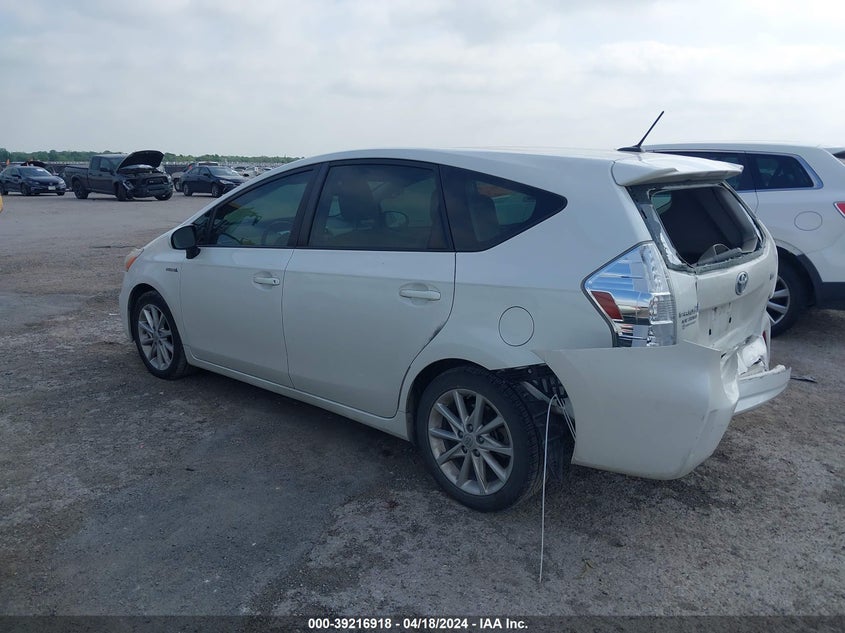 2013 Toyota Prius V Five VIN: JTDZN3EU1D3215333 Lot: 39216918