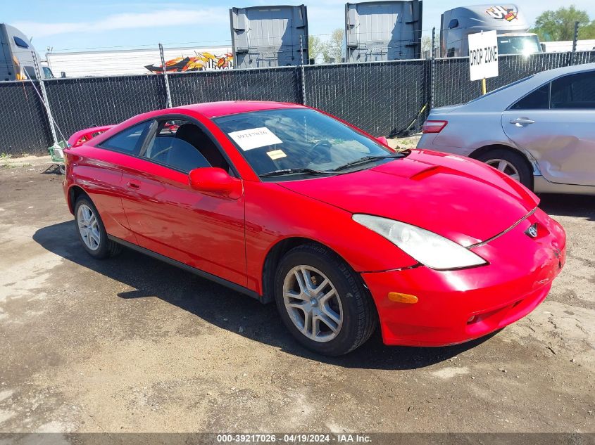 2000 Toyota Celica Gt VIN: JTDDR32T2Y0025736 Lot: 39217026