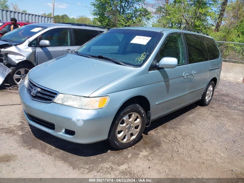 2004 Honda Odyssey Ex VIN: 5FNRL18624B102923 Lot: 39217074