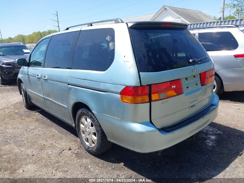 2004 Honda Odyssey Ex VIN: 5FNRL18624B102923 Lot: 39217074