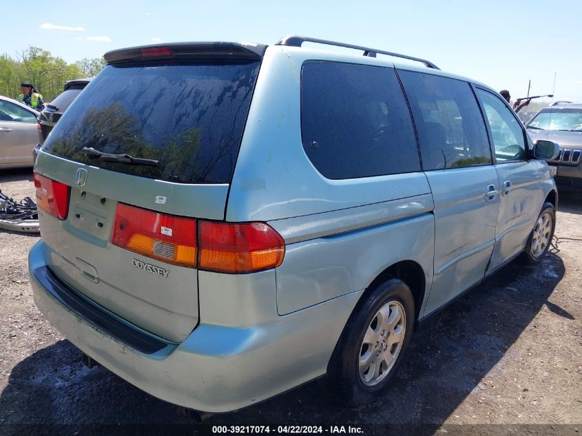 2004 Honda Odyssey Ex VIN: 5FNRL18624B102923 Lot: 39217074