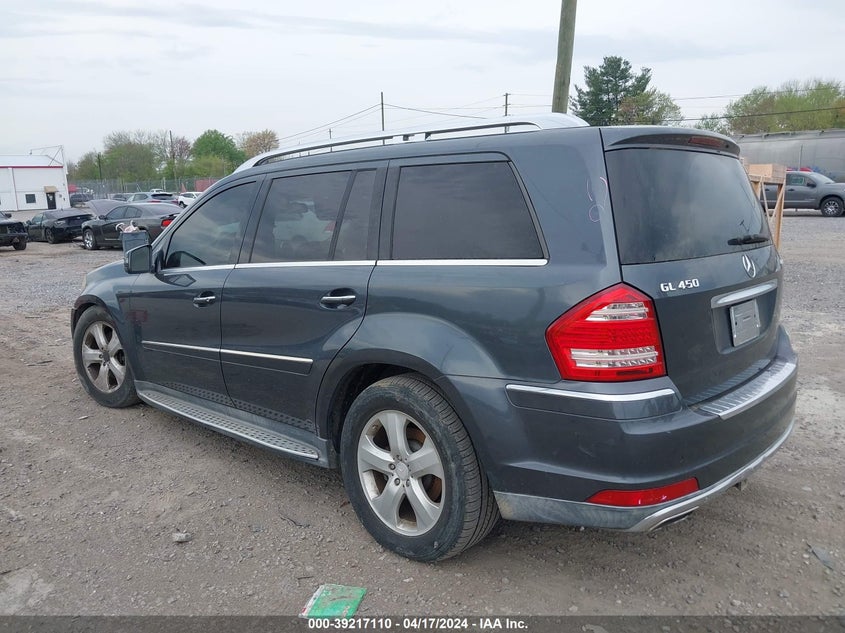 2012 Mercedes-Benz Gl 450 4Matic VIN: 4JGBF7BE6CA772473 Lot: 39217110