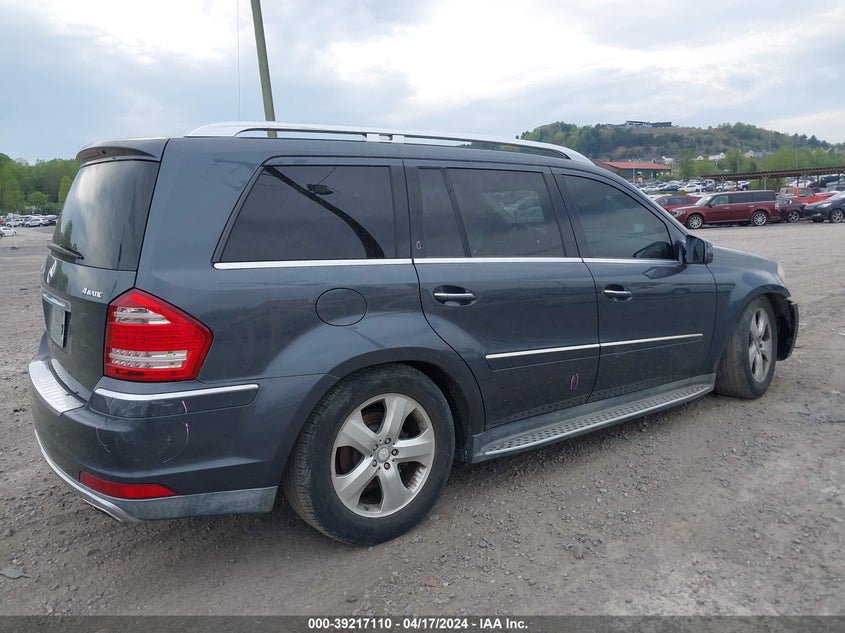 2012 Mercedes-Benz Gl 450 4Matic VIN: 4JGBF7BE6CA772473 Lot: 39217110