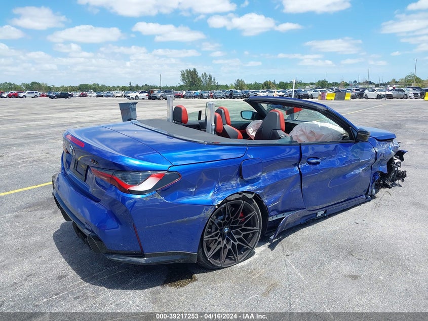 2024 BMW M4 Competition xDrive VIN: WBS33BA04RCN67900 Lot: 39217253