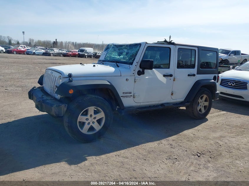 2016 JEEP WRANGLER UNLIMITED SPORT - 1C4BJWDG0GL345635