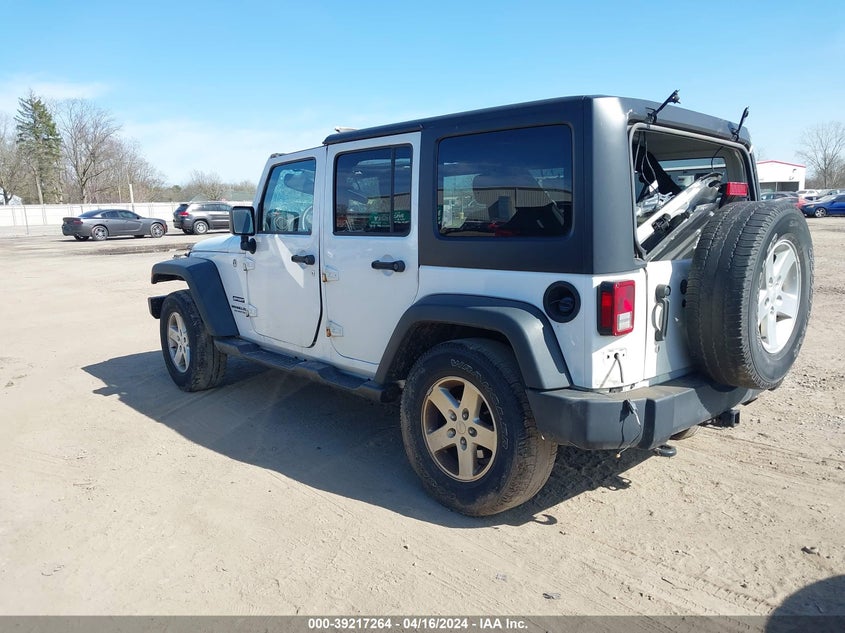 2016 JEEP WRANGLER UNLIMITED SPORT - 1C4BJWDG0GL345635