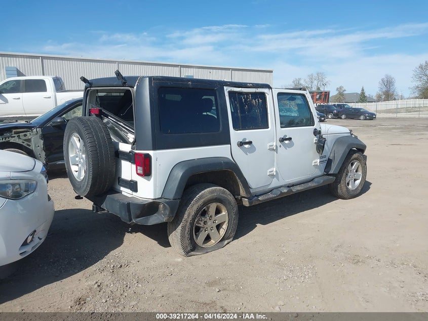 2016 JEEP WRANGLER UNLIMITED SPORT - 1C4BJWDG0GL345635