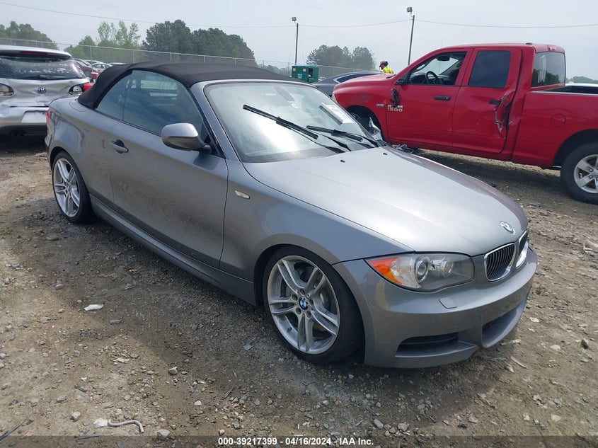 2011 BMW 135I VIN: WBAUN7C58BVM24421 Lot: 39217399