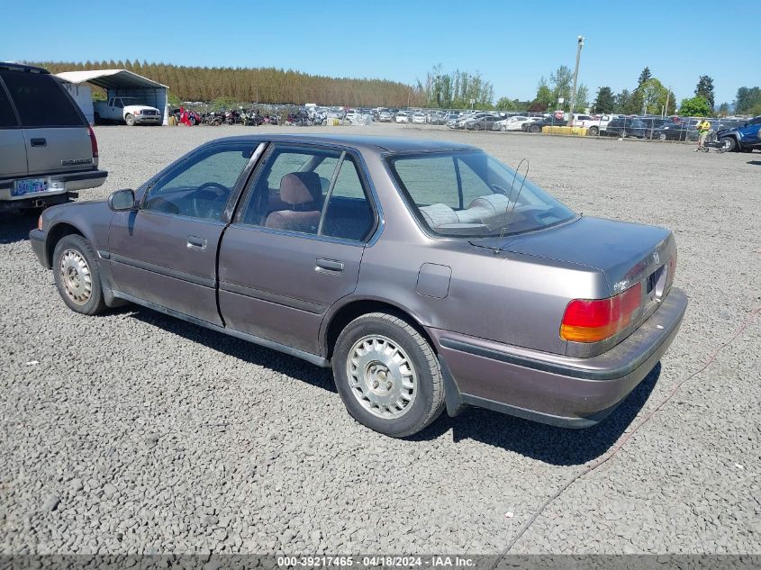1992 Honda Accord Lx VIN: 1HGCB7653NA215779 Lot: 39217465