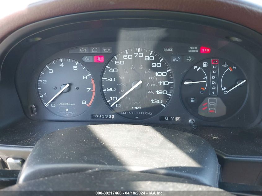 1992 Honda Accord Lx VIN: 1HGCB7653NA215779 Lot: 39217465