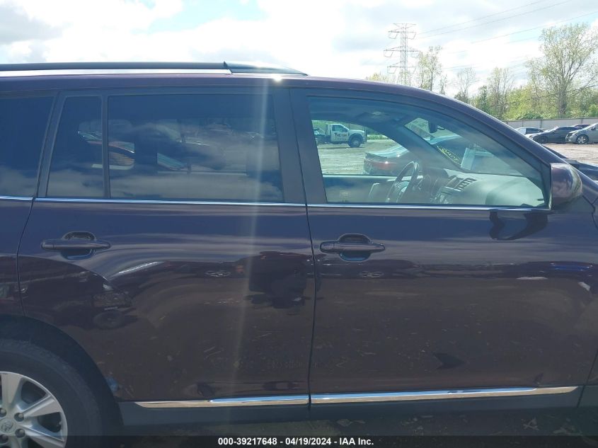 2011 Toyota Highlander Se V6 VIN: 5TDBK3EH4BS076601 Lot: 39217648