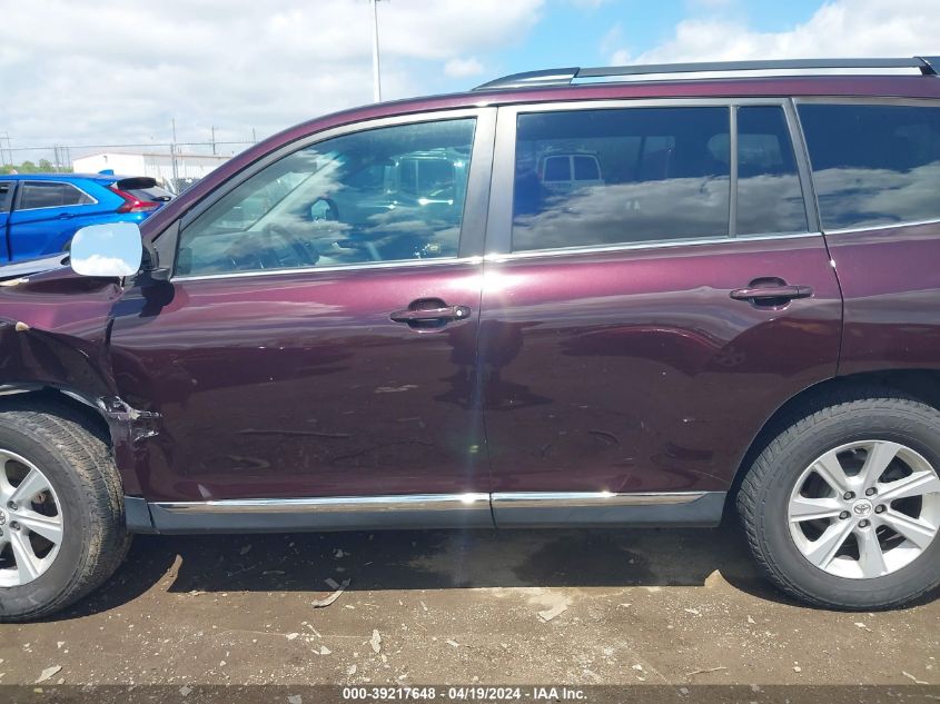 2011 Toyota Highlander Se V6 VIN: 5TDBK3EH4BS076601 Lot: 39217648