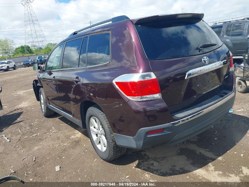 2011 Toyota Highlander Se V6 VIN: 5TDBK3EH4BS076601 Lot: 39217648