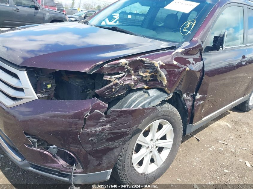 2011 Toyota Highlander Se V6 VIN: 5TDBK3EH4BS076601 Lot: 39217648