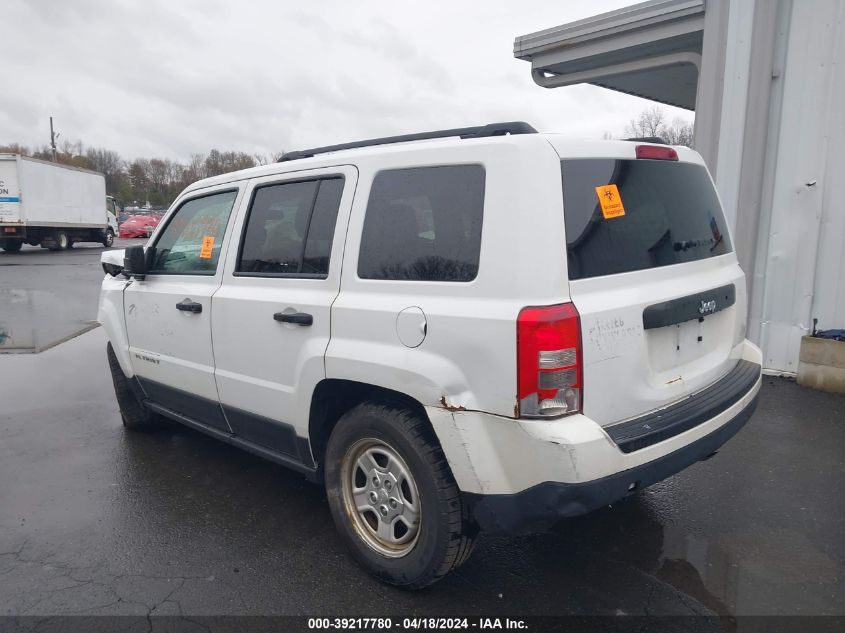 2015 Jeep Patriot Sport VIN: 1C4NJPBAXFD335737 Lot: 39217780