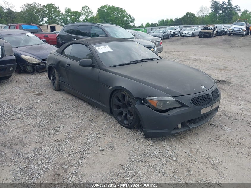 2007 BMW 650I VIN: WBAEK13587CN83629 Lot: 39217812