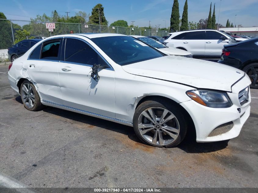 2018 Mercedes-Benz C 300 VIN: 55SWF4JB7JU271476 Lot: 39217940