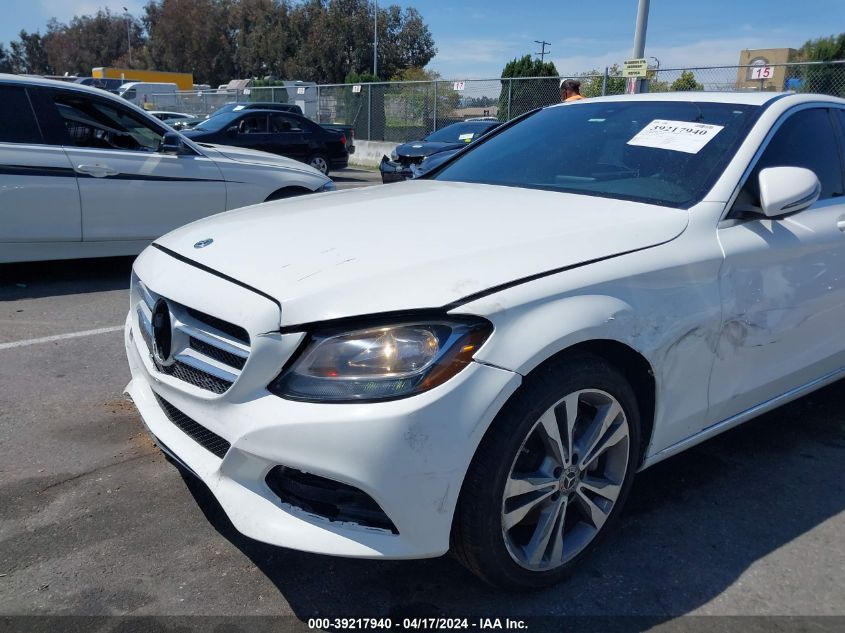 2018 Mercedes-Benz C 300 VIN: 55SWF4JB7JU271476 Lot: 39217940