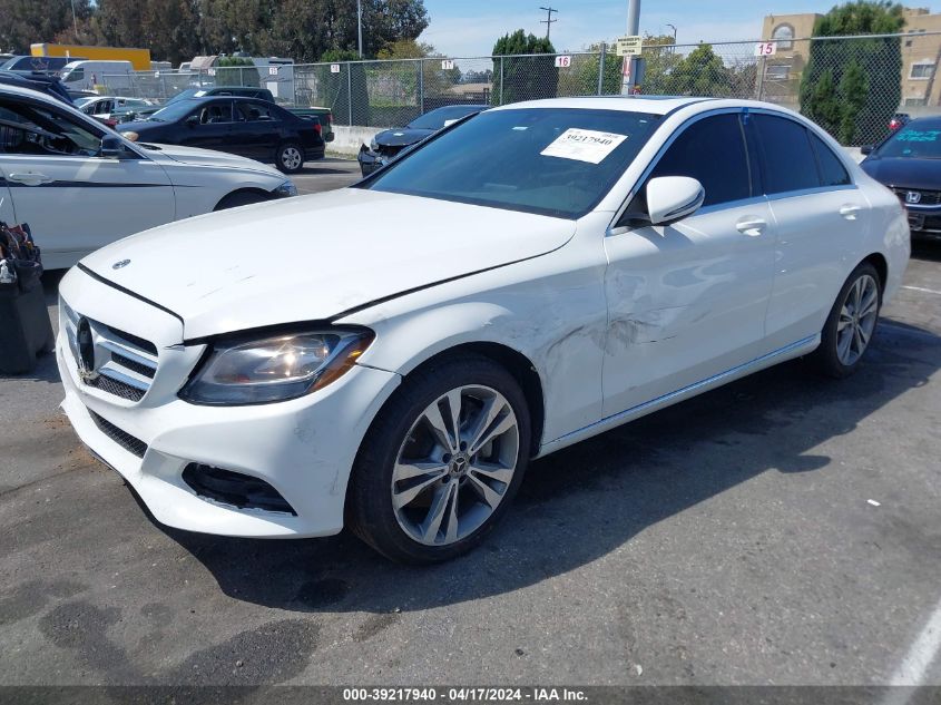 2018 Mercedes-Benz C 300 VIN: 55SWF4JB7JU271476 Lot: 39217940