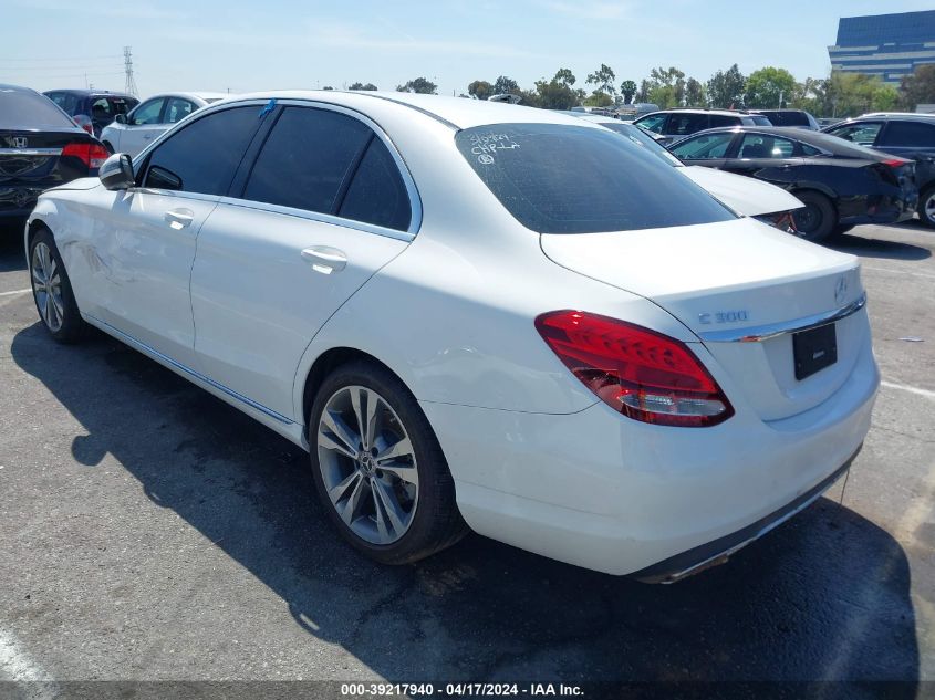 2018 Mercedes-Benz C 300 VIN: 55SWF4JB7JU271476 Lot: 39217940