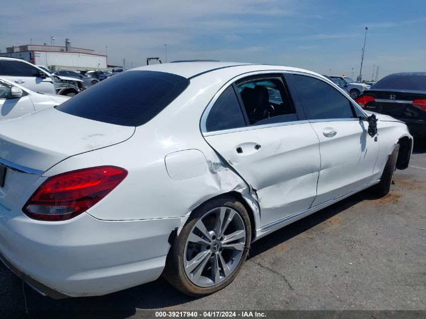 2018 Mercedes-Benz C 300 VIN: 55SWF4JB7JU271476 Lot: 39217940