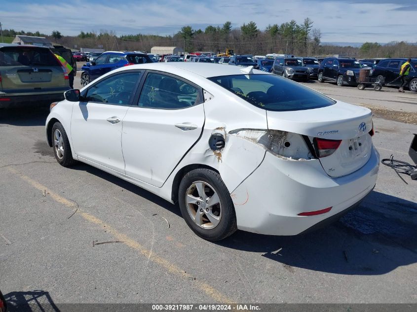 5NPDH4AE4EH517887 | 2014 HYUNDAI ELANTRA