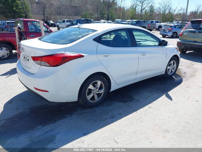 5NPDH4AE4EH517887 | 2014 HYUNDAI ELANTRA