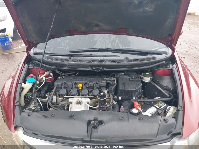 2008 Honda Civic Ex-L VIN: 1HGFA169X8L117051 Lot: 39217989