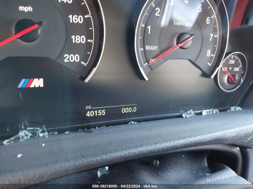 2017 BMW M3 VIN: WBS8M9C5XH5G84343 Lot: 39218000