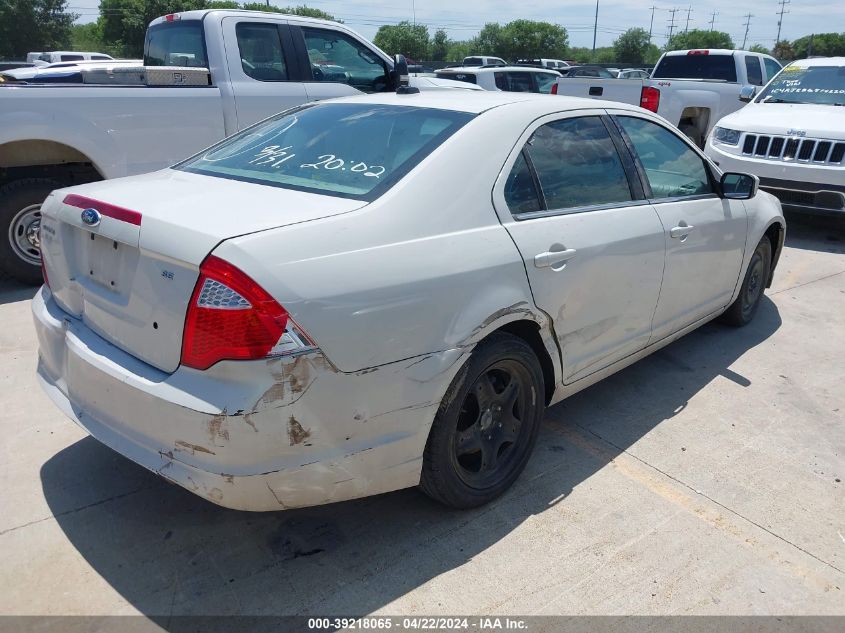 2011 Ford Fusion Se VIN: 3FAHP0HA7BR318783 Lot: 39218065