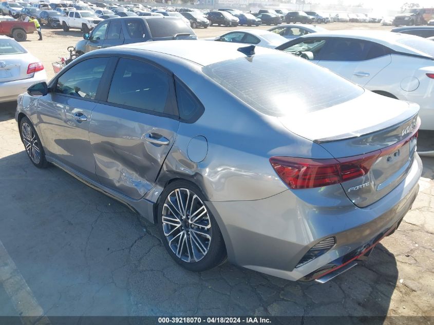 2023 Kia Forte Gt VIN: 3KPF44ACXPE643343 Lot: 39218070