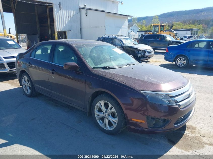 2012 Ford Fusion Se VIN: 3FAHP0HA5CR406068 Lot: 39218090